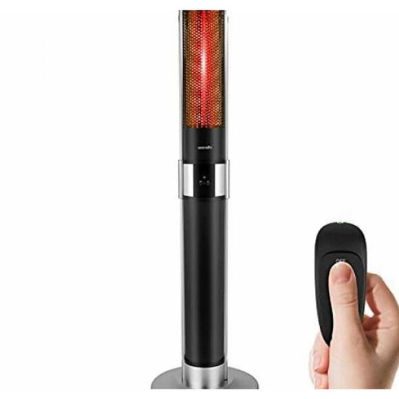 SereneLife Electric Patio Heater
Tower w/Remote Control, IP24
Approved, 1500W - Picture 1 of 4